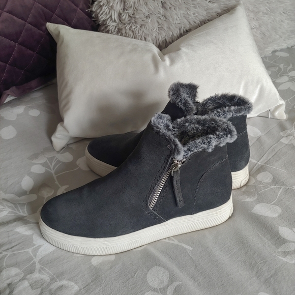 Dolce vita grey wedge sneaker boot - Picture 2 of 9